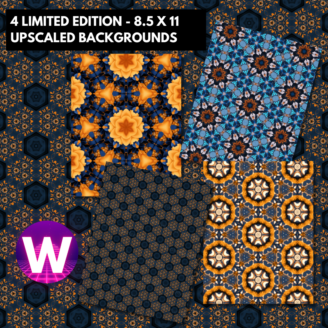 BLUE | Upscaled PNG Set With Commercial License Included