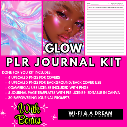 ✨GLOW✨ PLR Journal Kit- With BONUS