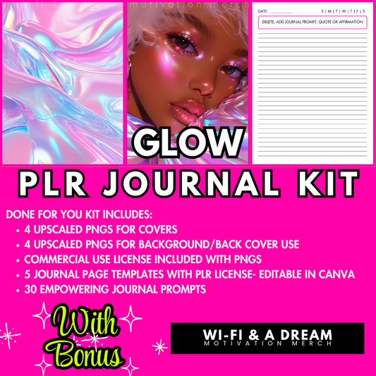 ✨GLOW✨ PLR Journal Kit- With BONUS