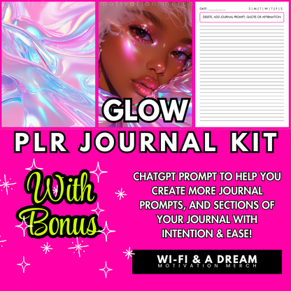 ✨GLOW✨ PLR Journal Kit- With BONUS