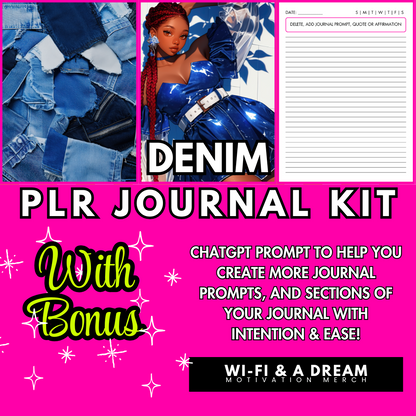 🦋 Denim 🦋 PLR Journal Kit - WITH BONUS