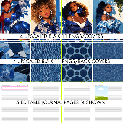 🦋 Denim 🦋 PLR Journal Kit - WITH BONUS