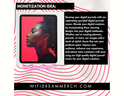 "Be Bold" Upscaled PNGs | Journal Covers | Limited Edition Digital Download